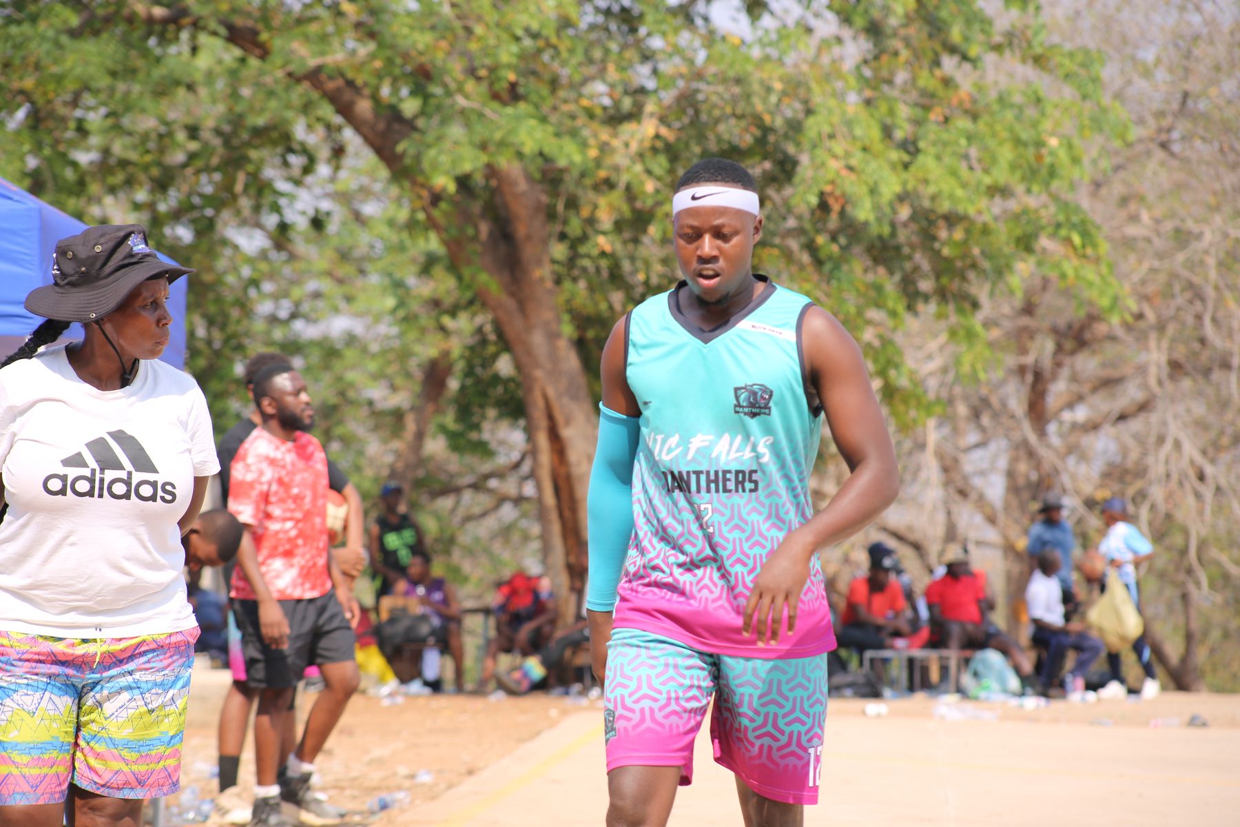 A senior Panthers player during a provincial league fixture